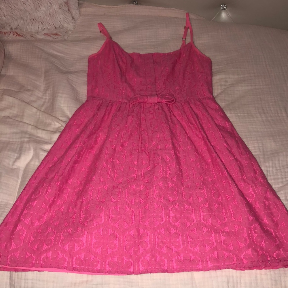 Lilly Pulitzer hot pink dress